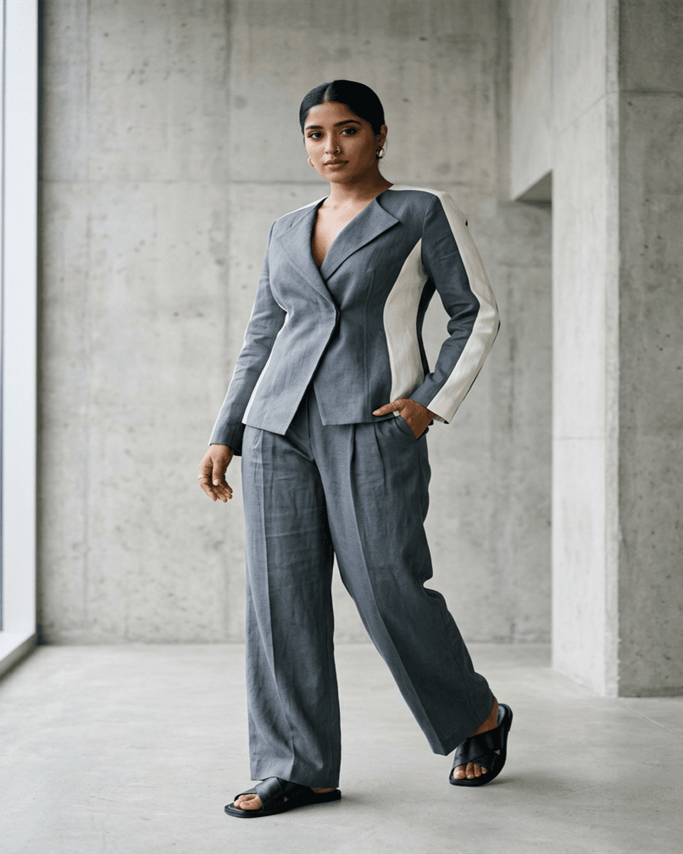 Weekend Edit relaxed contemporary Indian co-ord set styling